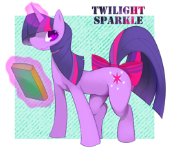 Size: 800x707 | Tagged: safe, artist:helk, imported from derpibooru, twilight sparkle, book, female, pixiv, smiling, solo