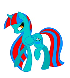 Size: 3936x4380 | Tagged: safe, artist:wolfbane-chan, imported from derpibooru, oc, oc only, oc:soaring splash, alicorn, pony, alicorn oc, solo