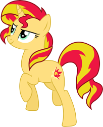 Size: 5304x6500 | Tagged: dead source, safe, artist:theshadowstone, imported from derpibooru, sunset shimmer, pony, unicorn, absurd resolution, female, simple background, solo, transparent background, vector