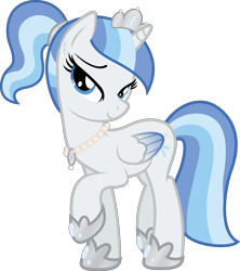 Size: 6000x6758 | Tagged: safe, artist:fehlung, imported from derpibooru, oc, oc only, oc:princess snowblossom, alicorn, pony, absurd resolution, alicorn oc, simple background, solo, transparent background, vector