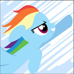 Size: 420x420 | Tagged: safe, artist:machinaezero, imported from derpibooru, rainbow dash, black ops 2, call of duty, call of duty: black ops 2, emblem, emblem editor, female, flight, flying, solo