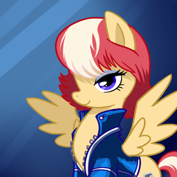 Size: 1000x1000 | Tagged: safe, artist:madmax, imported from derpibooru, pony, joanna dark, perfect dark, ponified, solo