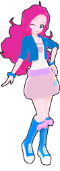 Size: 257x720 | Tagged: safe, artist:rinxneruxd, imported from derpibooru, pinkie pie, equestria girls, 3d, female, mmd, solo