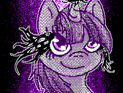 Size: 256x192 | Tagged: safe, artist:jalhan, imported from derpibooru, twilight sparkle, dark magic, female, flipnote studio, smiling, solo, sombra eyes