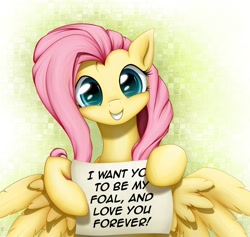 Size: 1600x1516 | Tagged: safe, artist:xn-d, edit, imported from derpibooru, fluttershy, bronybait, cute, exploitable meme, female, fluttermom, fluttershy note meme, meme, shyabetes, solo