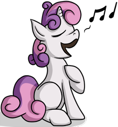 Size: 700x752 | Tagged: safe, artist:bingodingo, imported from derpibooru, sweetie belle, female, singing, solo