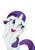 Size: 2828x4000 | Tagged: safe, artist:drpancakees, imported from derpibooru, rarity, unicorn, the crystal empire, cute, female, hind legs, raribetes, simple background, solo, squishy, squishy cheeks, swoon, transparent background, vector