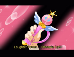 Size: 3300x2550 | Tagged: safe, artist:shinta-girl, imported from derpibooru, pinkie pie, human, crossover, crystal change rod, cutie mark, female, humanized, sailor laughter, sailor moon, sailor scout, solo
