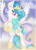 Size: 538x751 | Tagged: safe, artist:hamatte, imported from derpibooru, princess celestia, cloud, cloudy, female, solo, sun