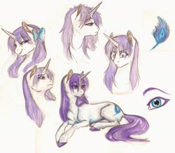 Size: 2664x2336 | Tagged: safe, artist:earthsong9405, imported from derpibooru, oc, oc only, oc:glitterdance, pony, unicorn, solo, traditional art