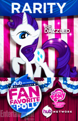 Size: 612x946 | Tagged: safe, imported from derpibooru, rarity, female, promo, san diego comic con, solo, the hub