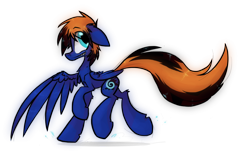 Size: 1024x623 | Tagged: safe, artist:the--cloudsmasher, imported from derpibooru, oc, oc only, pegasus, pony, solo