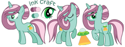 Size: 3424x1287 | Tagged: safe, artist:ivyhaze, imported from derpibooru, oc, oc only, pony, unicorn, female, mare, simple background, transparent background, vector