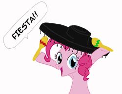 Size: 400x308 | Tagged: safe, imported from derpibooru, pinkie pie, female, hat, maracas, mexican, mexico, musical instrument, solo, sombrero, spanish