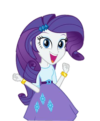 Size: 409x495 | Tagged: safe, imported from derpibooru, rarity, equestria girls, dash for the crown, equestria girls prototype, female, game, so fucking happy, solo