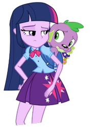 Size: 402x488 | Tagged: safe, imported from derpibooru, spike, twilight sparkle, dog, equestria girls, backpack, dash for the crown, equestria girls prototype, game, simple background, spike the dog, transparent background, vector