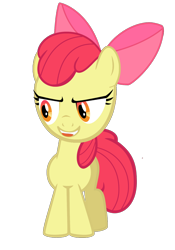 Size: 1072x1534 | Tagged: safe, artist:kuren247, imported from derpibooru, apple bloom, female, rapeface, simple background, solo, transparent background, vector