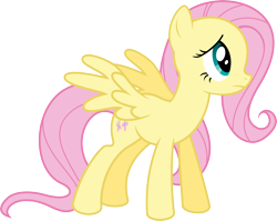 Size: 4004x3181 | Tagged: safe, artist:baumkuchenpony, imported from derpibooru, fluttershy, absurd resolution, female, simple background, solo, transparent background, vector