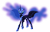 Size: 5000x3214 | Tagged: safe, artist:zutheskunk, artist:zutheskunk traces, imported from derpibooru, nightmare moon, friendship is magic, absurd resolution, female, looking at you, raised hoof, simple background, smiling, solo, spread wings, transparent background, vector, vector trace