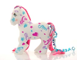 Size: 500x388 | Tagged: safe, imported from derpibooru, birthday pony, g1, irl, photo, toy