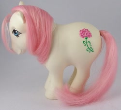 Size: 585x528 | Tagged: safe, imported from derpibooru, birthflower ponies, g1, irl, january carnation, photo, toy