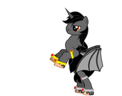 Size: 830x650 | Tagged: safe, imported from derpibooru, oc, oc only, bat pony, elemental pony, pony, undead, pony creator, solo