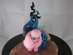 Size: 4288x3216 | Tagged: safe, artist:deadheartmare, imported from derpibooru, queen chrysalis, oc, oc:fluffle puff, custom, customized toy, toy