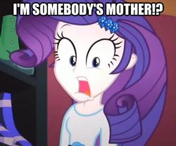 Size: 559x465 | Tagged: safe, edit, edited screencap, imported from derpibooru, screencap, rarity, equestria girls, equestria girls (movie), cropped, female, image macro, open mouth, solo