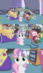 Size: 640x1080 | Tagged: safe, imported from derpibooru, sweetie belle, creepy, fourth wall, text