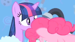Size: 854x475 | Tagged: safe, imported from derpibooru, screencap, pinkie pie, twilight sparkle, feeling pinkie keen, out of context, youtube caption