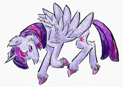 Size: 751x536 | Tagged: safe, artist:eevee33, imported from derpibooru, twilight sparkle, alicorn, pony, female, mare, solo, twilight sparkle (alicorn)