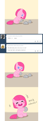 Size: 644x1784 | Tagged: safe, artist:apzzang, imported from derpibooru, pinkie pie, pony, ask-grow-pinkie, baby, baby pie, baby pinkie pie, baby pony, comic, cute, diapinkes, foal, korean, pinkamena diane pie, tumblr, younger