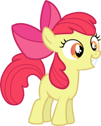 Size: 6231x7825 | Tagged: safe, artist:pinkiepie30, imported from derpibooru, apple bloom, absurd resolution, female, simple background, solo, transparent background, vector