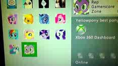 Size: 234x132 | Tagged: safe, imported from derpibooru, applejack, fluttershy, pinkie pie, rainbow dash, rarity, twilight sparkle, gamer pictures, xbox 360