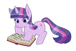 Size: 1650x1100 | Tagged: safe, artist:moyori, imported from derpibooru, twilight sparkle, book, female, pixiv, solo