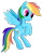 Size: 1000x1250 | Tagged: safe, artist:eq-7, imported from derpibooru, rainbow dash, female, solo