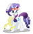 Size: 2503x2543 | Tagged: safe, artist:indiefoxtail, imported from derpibooru, rarity, pony, unicorn, cute, female, glasses, looking at you, measuring tape, raribetes, rarity's glasses, solo