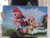 Size: 4200x3150 | Tagged: safe, artist:deathpwny, imported from derpibooru, fluttershy, pinkie pie, canvas, duo, female, flutterpie, lesbian, painting, shipping