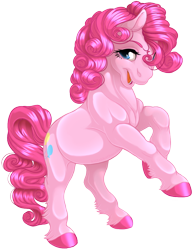 Size: 802x1037 | Tagged: safe, artist:kittehkatbar, imported from derpibooru, pinkie pie, female, simple background, solo, transparent background