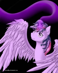 Size: 725x906 | Tagged: safe, artist:michellka, imported from derpibooru, twilight sparkle, alicorn, pony, female, mare, solo, twilight sparkle (alicorn)