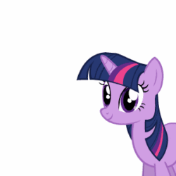 Size: 300x300 | Tagged: safe, imported from derpibooru, twilight sparkle, pony, unicorn, animated, deal with it, female, glasses, grammar, grammar nazi, image macro, mare, one word, reaction image, smartass, smiling, solo, unicorn twilight, vulgar, you're