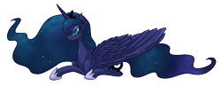 Size: 1000x389 | Tagged: safe, artist:fallenzephyr, imported from derpibooru, princess luna, animated, female, solo