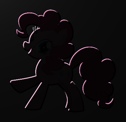 Size: 486x472 | Tagged: safe, imported from derpibooru, pinkie pie, female, silhouette, solo, svg