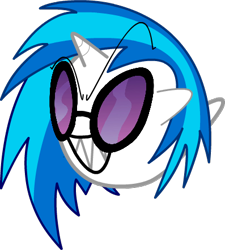 Size: 397x442 | Tagged: safe, artist:lagmobile, imported from derpibooru, dj pon-3, vinyl scratch, ghost, undead, boo (super mario), booified, crossover, female, grin, nintendo, sharp teeth, simple background, smiling, solo, species swap, sunglasses, super mario bros., transparent background, vector