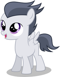 Size: 6000x7740 | Tagged: safe, artist:chainchomp2, imported from derpibooru, rumble, pegasus, pony, absurd resolution, colt, cute, male, simple background, solo, transparent background, vector