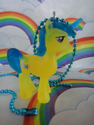 Size: 225x300 | Tagged: safe, imported from derpibooru, comet tail, blind bag, cutie mark, figure, male, rainbow, solo, toy
