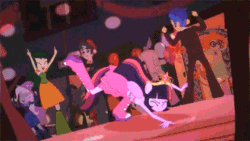 Size: 500x281 | Tagged: safe, imported from derpibooru, screencap, captain planet, curly winds, flash sentry, rose heart, scott green, scribble dee, some blue guy, sweet leaf, trixie, twilight sparkle, equestria girls, equestria girls (movie), animated, cute, dancing, do the sparkle, fall formal, fall formal outfits, ponied up, scribblebetes, twiabetes