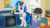 Size: 852x475 | Tagged: safe, artist:alligator tub productions, artist:nomorethan9, imported from derpibooru, dj pon-3, octavia melody, vinyl scratch, earth pony, pony, unicorn, epic wub time, animated, background pony, bipedal, dishwasher, dubstep dishwasher, female, gif, juice, mare, orange juice, up to eleven, wub, wub the cook