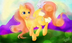 Size: 1208x720 | Tagged: safe, artist:mariomenso, imported from derpibooru, angel bunny, fluttershy