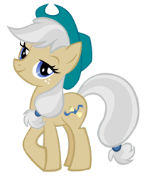 Size: 1496x1810 | Tagged: safe, artist:durpy, color edit, imported from derpibooru, applejack, mayor mare, female, hat, palette swap, simple background, solo, transparent background, vector